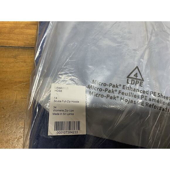 Lululemon Scuba Full-Zip Hoodie Heathered Oasis Blue Size 14 NWT - Picture 3 of 7